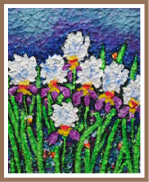 Irises in the Twilight